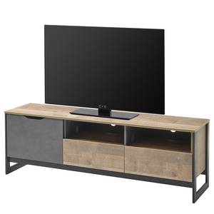 Tv-meubel Cocody Montana eikenhouten look/grijs