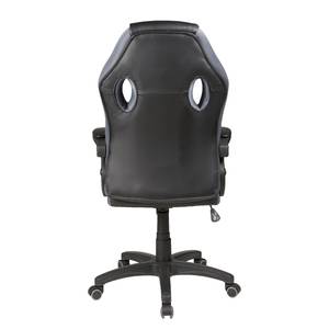 Chaise de bureau Riley Imitation cuir et mesh - Gris / Noir
