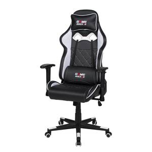 Sedia gaming Game-Rocker G-20 Similpelle e tessuto in rete / Nylon - Nero / Bianco