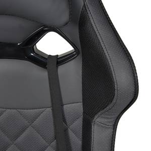 Chaise gamer Game-Rocker G-20 Imitation cuir et mesh / Nylon - Noir / Anthracite