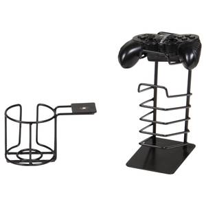 Set porta controller Game Rocker CC-10 (2 pezzi) - Acciaio - Nero