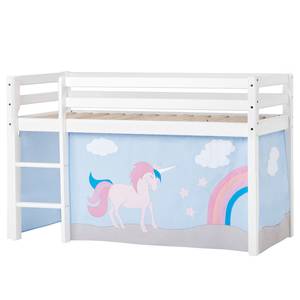 Lit mezzanine Unicorn I 70 x 160cm - Sans matelas - Avec échelle