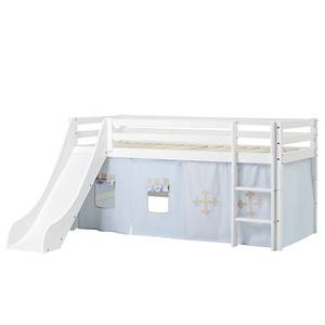 Lit mezzanine Fairytale Knight II 90 x 200cm - Sans matelas - Avec toboggan