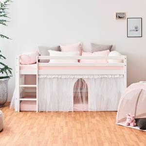 Halfhoog bed Winter Wonderland I 90 x 200cm - Schuimstofmatras - Met ladder