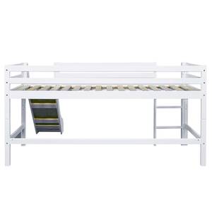 Lit mezzanine Winter Wonderland II 90 x 200cm - Matelas de mousse visco-élastique et mousse froide - Avec toboggan