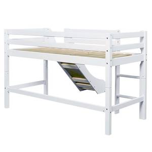 Lit mezzanine Unicorn II 70 x 160cm - Matelas de mousse visco-élastique et mousse froide - Avec toboggan