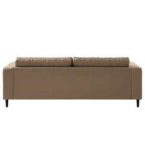 3-Sitzer Sofa COSO Classic Echtleder - Echtleder Neto: Taupe - Buche