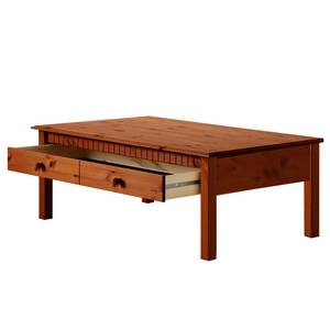 Table basse Toila I Pin massif - Pin ambre jaune