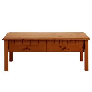 Table basse Toila I Pin massif - Pin ambre jaune