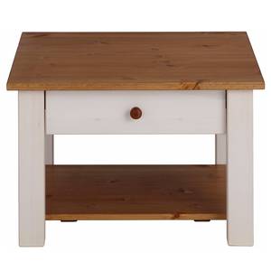 Table basse Johvi Pin massif - Epicéa blanc / Epicéa ambre jaune - Largeur : 60 cm