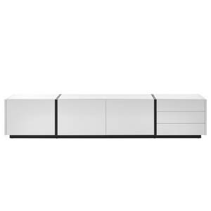 Tv-meubel Muuga II wit/grijs - Breedte: 250 cm