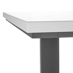 Table Muuga Blanc / Gris - 160 x 80 cm