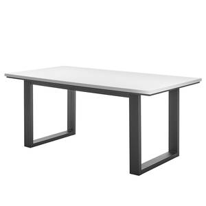 Table Muuga Blanc / Gris - 180 x 90 cm