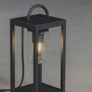Lanterne Bologna Verre transparent / Acier - 1 ampoule
