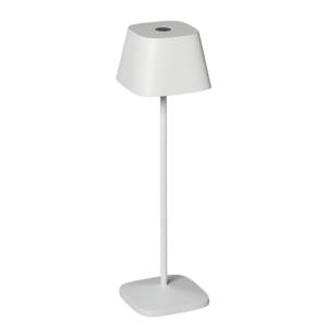 Lampe Capri Aluminium - 1 ampoule - Blanc - 10 x 36 cm
