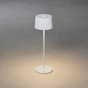 Tafellamp Positano aluminium - 1 lichtbron - Wit
