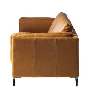 3-Sitzer Sofa COSO Classic+ Echtleder - Echtleder Taru: Hellbraun - Schwarz