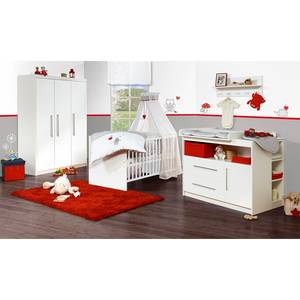 Set de chambre d'enfant Maren II 3 pcs Blanc - Bois manufacturé - Profondeur : 0 cm