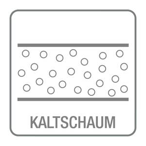 Polsterhocker COSO Classic+ Webstoff - Webstoff Inze: Hellgrau - Breite: 64 cm - Schwarz