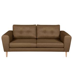 Sofa Theys I (2-Sitzer) Flachgewebe - Schokolade/ Braun