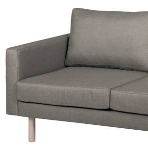 Sofa Thegra II (3-Sitzer) Flachgewebe - Silber