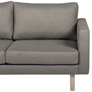 Sofa Thegra II (3-Sitzer) Flachgewebe - Silber