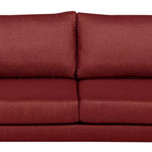 Sofa Thegra II (3-Sitzer) Flachgewebe - Bordeaux