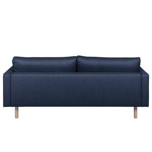 Sofa Thegra II (3-Sitzer) Flachgewebe - Marineblau