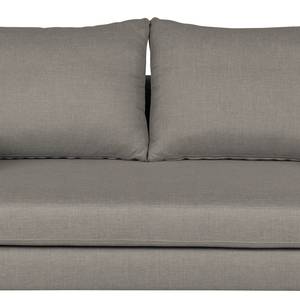 Sofa Theza I (2-Sitzer) Flachgewebe - Silber