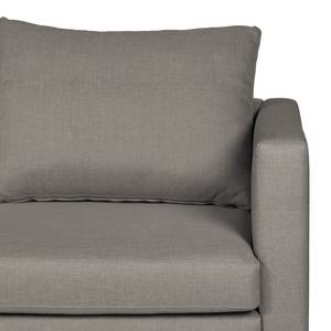 Sofa Theza I (2-Sitzer) Flachgewebe - Silber