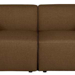 Sofa Thire I (2-Sitzer) Flachgewebe - Schokolade/ Braun