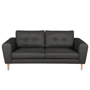 Sofa Theys I (2-Sitzer) Flachgewebe - Anthrazit