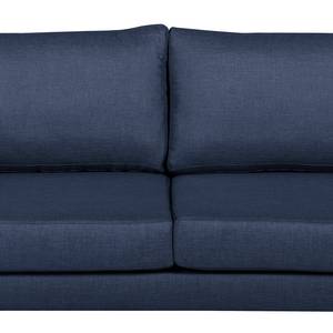 Sofa Thegra I (2-Sitzer) Flachgewebe - Marineblau