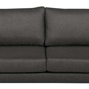 Sofa Thegra I (2-Sitzer) Flachgewebe - Anthrazit