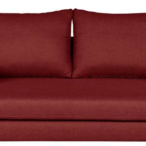 Sofa Theza I (2-Sitzer) Flachgewebe - Bordeaux