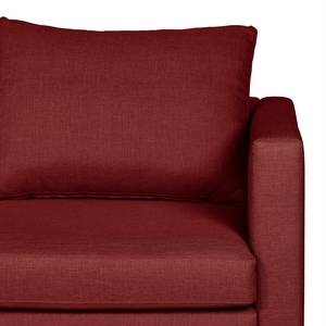 Sofa Theza I (2-Sitzer) Flachgewebe - Bordeaux