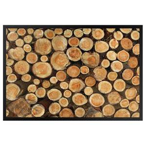 Paillasson Troncs d’arbre Tissu mélangé - Marron - 70 x 50 cm