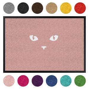 Deurmat Kattenogen textielmix - Roze - 70 x 50 cm