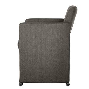 Fauteuil Konna Tissage à plat - Tourbe