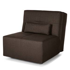 Fauteuil convertible Kassari Tissage à plat - Marron foncé