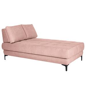 Sofa Karala (2-Sitzer) Flachgewebe - Babyrosa - Breite: 90 cm