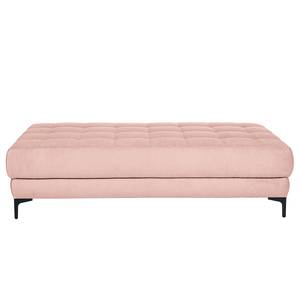 Sofa Karala (2-Sitzer) Flachgewebe - Babyrosa - Breite: 90 cm