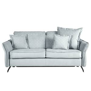 Schlafsofa Kallaste mit Matratze Flachgewebe - Lichtgrau - Breite: 192 cm