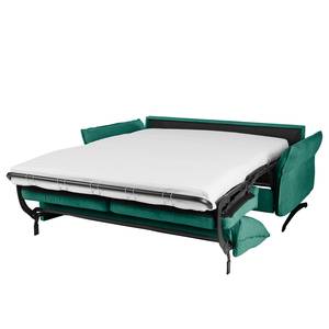 Canapé convertible Kallaste (2 places) Tissage à plat - Vert turquoise - Largeur : 192 cm