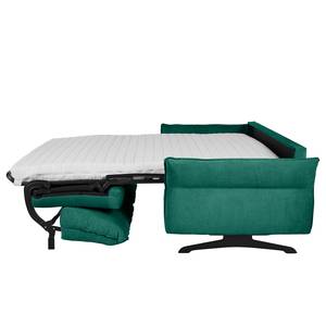 Canapé convertible Kallaste (2 places) Tissage à plat - Vert turquoise - Largeur : 192 cm