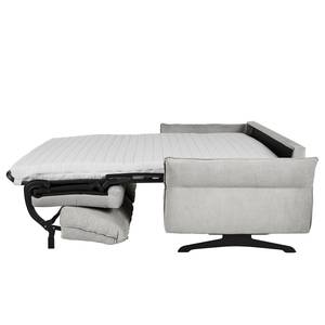 Schlafsofa Kallaste (2-Sitzer) Flachgewebe - Silbergrau - Breite: 192 cm