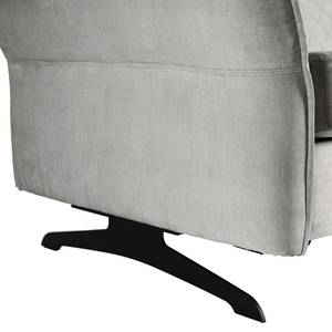 Canapé convertible Kallaste (2 places) Tissage à plat - Gris argenté - Largeur : 192 cm