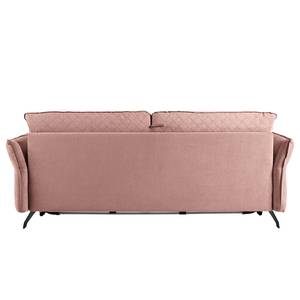 Schlafsofa Kallaste mit Matratze Flachgewebe - Babyrosa - Breite: 212 cm