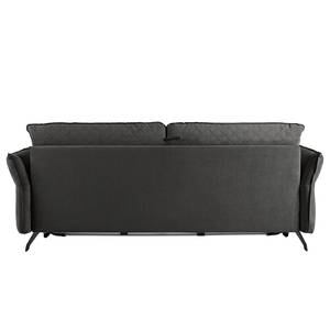 Schlafsofa Kallaste mit Matratze Flachgewebe - Grau - Breite: 212 cm