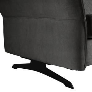 Schlafsofa Kallaste mit Matratze Flachgewebe - Grau - Breite: 212 cm